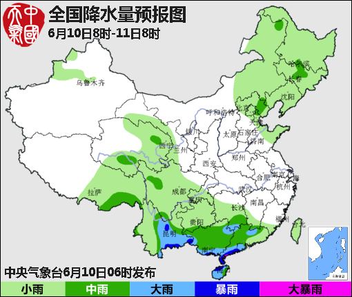 最新的天气预报全国